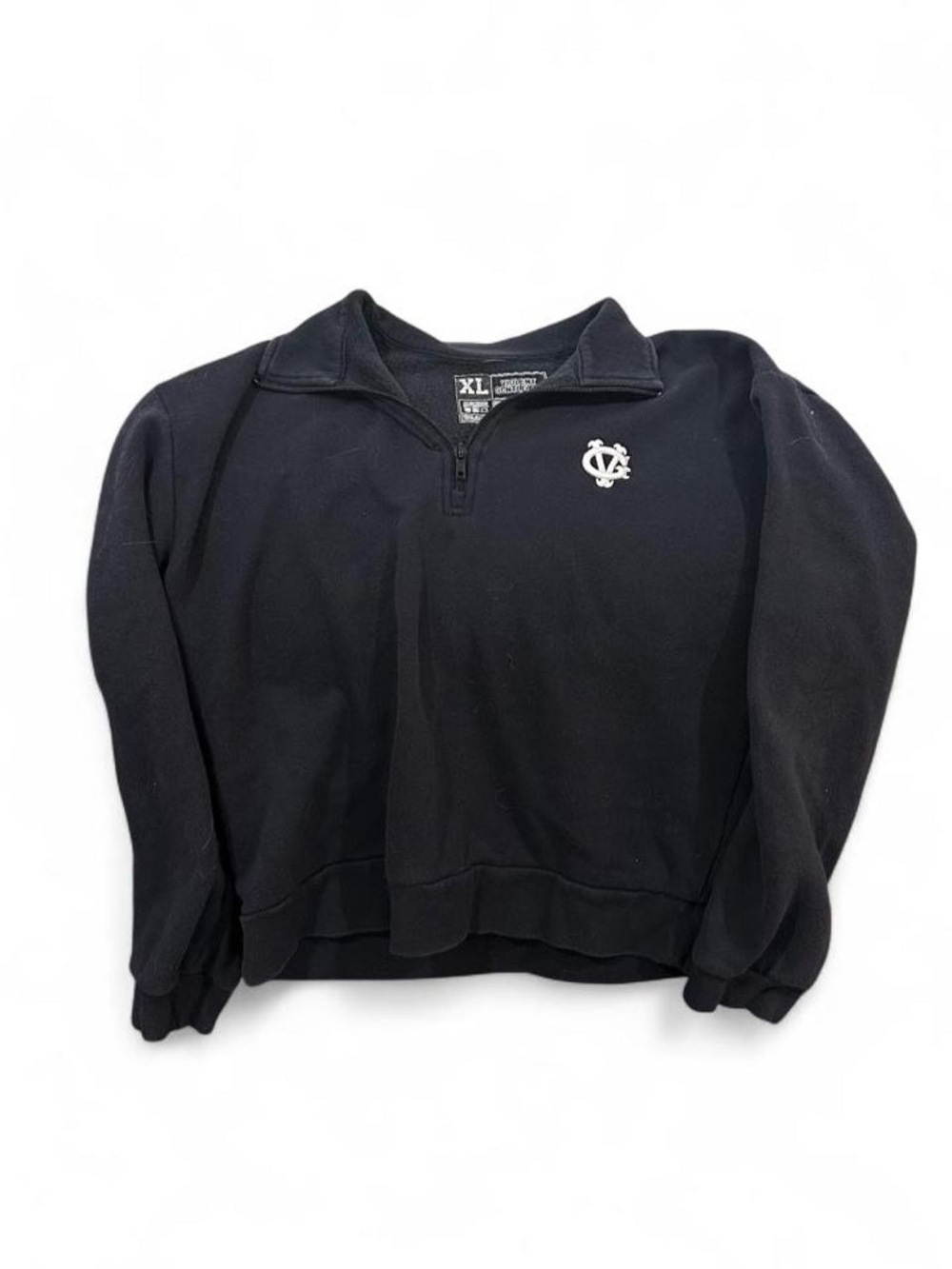Violent Gentlemen Women's Black Half-Zip Sweater